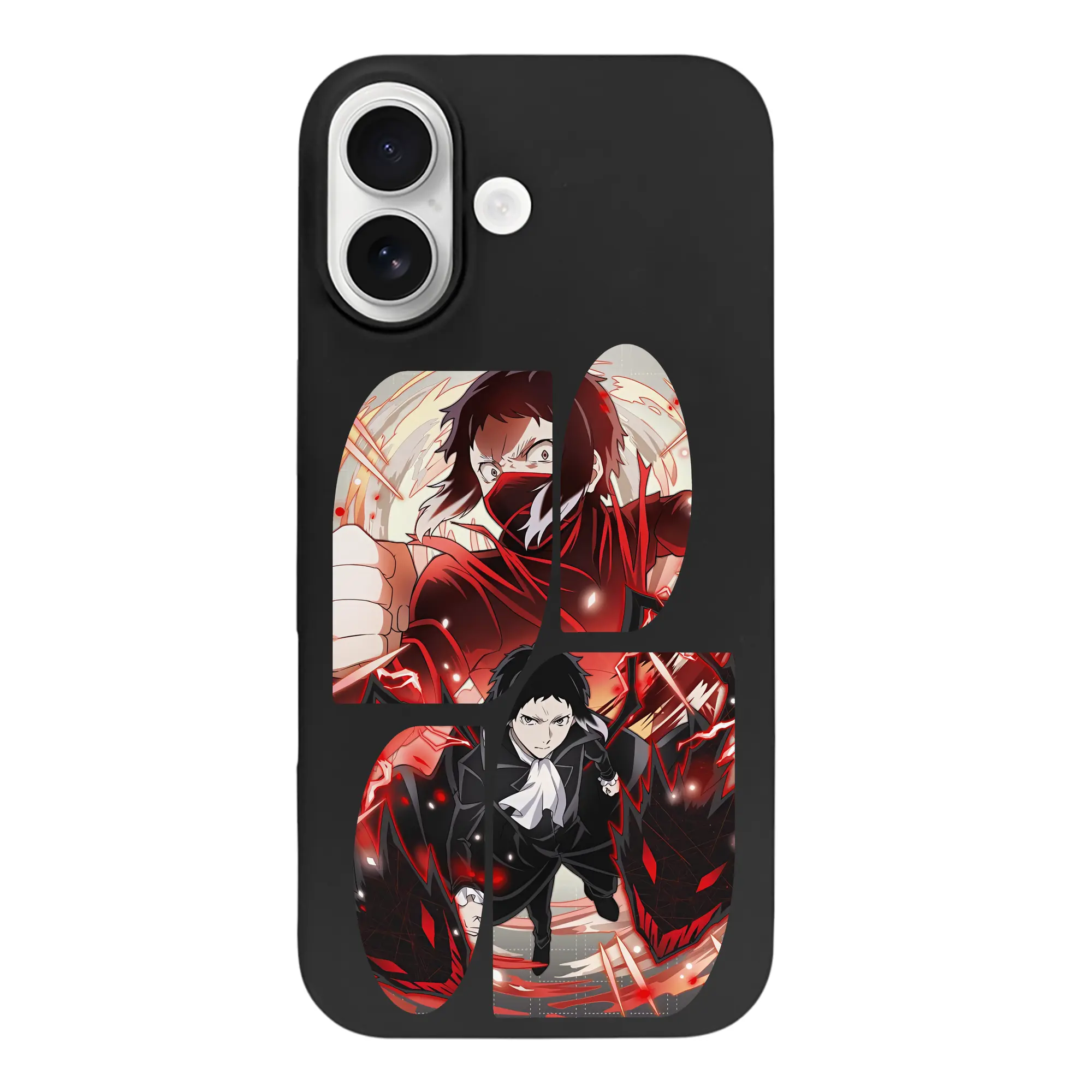 文豪ストレイドッグス グッズ,芥川龍之介 - iPhone 17 シリーズ シリコンケース 薄型 耐衝撃 指紋防止 ソフトタッチカバー 精密フィット 傷防止 保護ケース iPhone 17/17 Air/17 Pro/17 Pro Max 対応